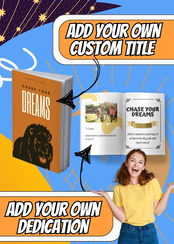 Chase Your Dreams Eight By Reformli Personalised Books