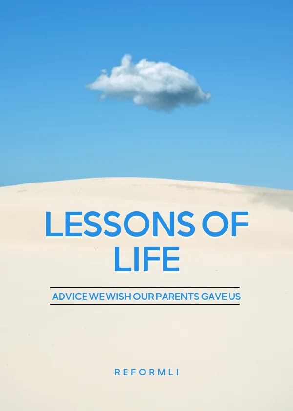 Lessons Of Life1 By Reformli Personalised Books