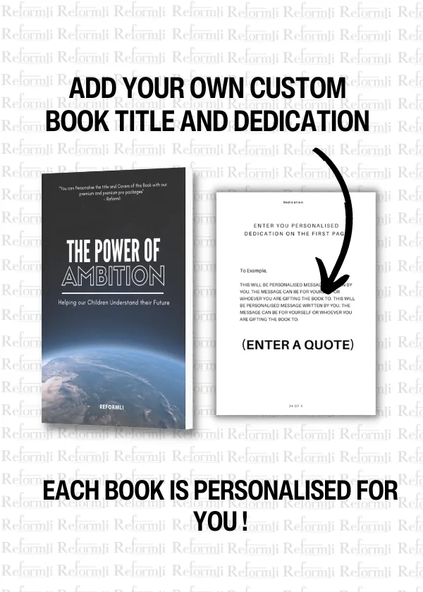 The Power Of Ambition2 By Reformli Personalised Books