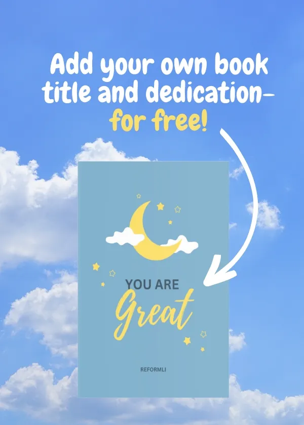 You Are Great3 By Reformli Personalised Books